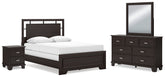 J&M Furniture - Ashley Furniture - Covetown Queen Panel Bed, Dresser, Mirror and Nightstand - Queen Panel Bed, Dresser, Mirror and Nightstand - B441B12